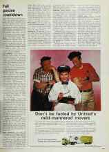 Better Homes & Gardens November 1969 Magazine Article: Fall garden countdown