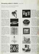 Better Homes & Gardens November 1969 Magazine Article: Shopping editor's choice