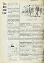 Better Homes & Gardens November 1969 Magazine Article: The man next door