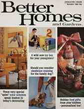 Better Homes & Gardens November 1969 Magazine Cover