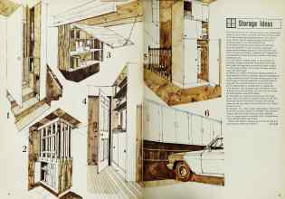 Better Homes & Gardens November 1969 Magazine Article: Storage Ideas
