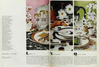 Better Homes & Gardens November 1969 Magazine Article: Dramatic settings