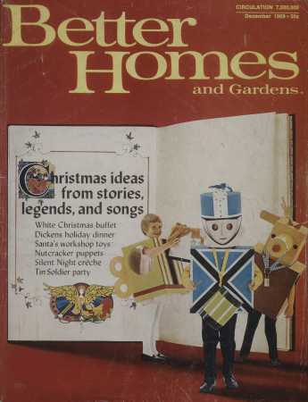 Better Homes & Gardens December 1969 Magazine Cover