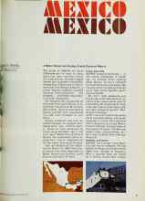 Better Homes & Gardens December 1969 Magazine Article: MEXICO