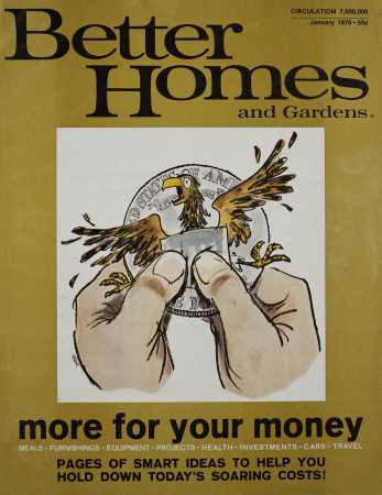 Better Homes & Gardens January 1970 Magazine Cover