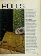 Better Homes & Gardens January 1970 Magazine Article: ROLLS