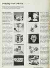 Better Homes & Gardens January 1970 Magazine Article: Shopping editor's choice