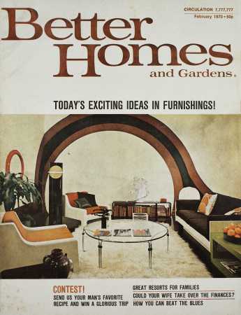 Better Homes & Gardens February 1970 Magazine Cover
