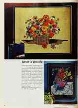 Better Homes & Gardens February 1970 Magazine Article: Stitch a still life