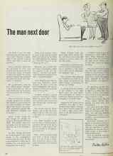 Better Homes & Gardens February 1970 Magazine Article: The man next door