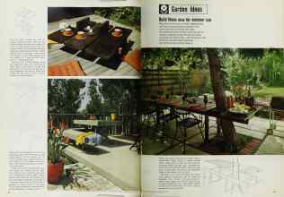 Better Homes & Gardens February 1970 Magazine Article: Build these now for summer use