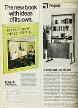 Better Homes & Gardens March 1970 Magazine Article: A divider/hutch you can build