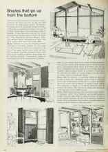 Better Homes & Gardens March 1970 Magazine Article: Shades that go up from the bottom