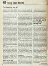 Better Homes & Gardens April 1970 Magazine Article: Your lawyer and your will