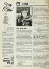 Better Homes & Gardens April 1970 Magazine Article: Wine tasting party