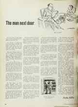 Better Homes & Gardens April 1970 Magazine Article: The man next door