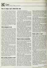 Better Homes & Gardens May 1970 Magazine Article: How to keep a car's finish like new