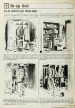 Better Homes & Gardens May 1970 Magazine Article: How to customize your storage space