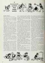 Better Homes & Gardens May 1970 Magazine Article: A housework system that really works