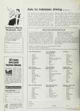 Better Homes & Gardens May 1970 Magazine Article: Aids for interstate driving