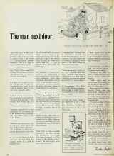 Better Homes & Gardens May 1970 Magazine Article: The man next door