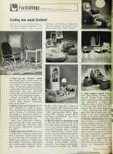 Better Homes & Gardens June 1970 Magazine Article: Exciting new casual furniture!