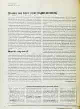 Better Homes & Gardens June 1970 Magazine Article: Should we have year-round schools?
