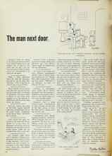 Better Homes & Gardens June 1970 Magazine Article: The man next door