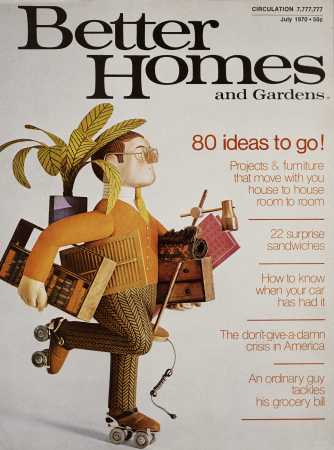 Better Homes & Gardens July 1970 Magazine Cover