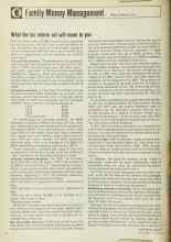 Better Homes & Gardens July 1970 Magazine Article: What the tax reform act will mean to you