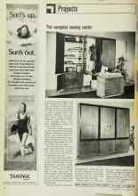 Better Homes & Gardens July 1970 Magazine Article: The compleat sewing center