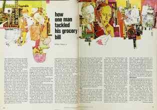 Better Homes & Gardens July 1970 Magazine Article: How one man tackled his grocery bill