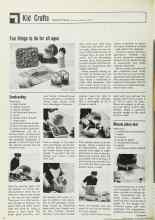 Better Homes & Gardens August 1970 Magazine Article: Fun things to do for all ages