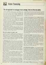 Better Homes & Gardens August 1970 Magazine Article: The old approach to mortgages has to change. Here are five new plans