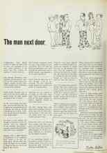 Better Homes & Gardens August 1970 Magazine Article: The man next door