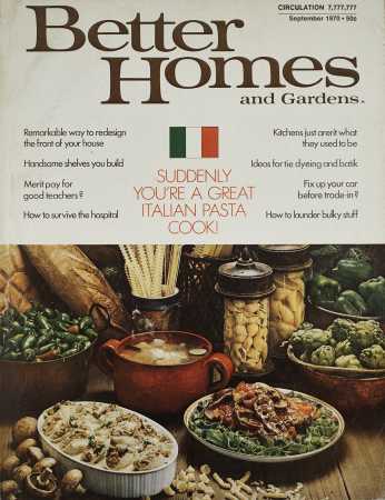 Better Homes & Gardens September 1970 Magazine Cover