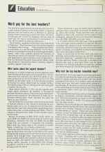 Better Homes & Gardens September 1970 Magazine Article: Merit pay for the best teachers?