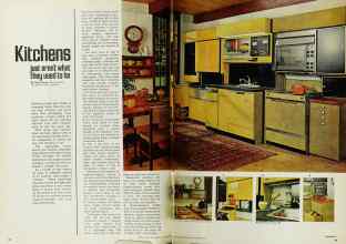 Better Homes & Gardens September 1970 Magazine Article: Kitchens just aren't what they used to be