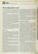 Better Homes & Gardens October 1970 Magazine Article: Will car servicing get better or worse?