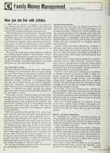 Better Homes & Gardens October 1970 Magazine Article: How you can live with inflation