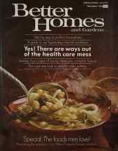 Better Homes & Gardens November 1970 Magazine Cover