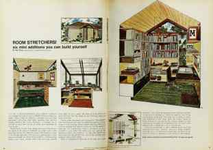 Better Homes & Gardens November 1970 Magazine Article: ROOM STRETCHERS!