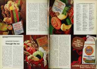 Better Homes & Gardens December 1970 Magazine Article: WINTER FISHING: Through the ice
