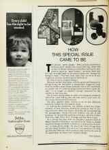 Better Homes & Gardens January 1971 Magazine Article: 400 HOW THIS SPECIAL ISSUE CAME TO BE