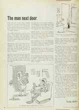 Better Homes & Gardens January 1971 Magazine Article: The man next door