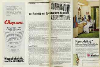 Better Homes & Gardens January 1971 Magazine Article: Let's Harness those Go Anywhere Machines