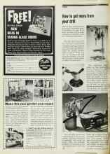 Better Homes & Gardens February 1971 Magazine Article: How to get more from your drill