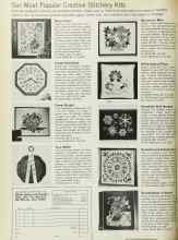 Better Homes & Gardens February 1971 Magazine Article: Our Most Popular Creative Stitchery Kits