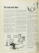 Better Homes & Gardens February 1971 Magazine Article: The man next door