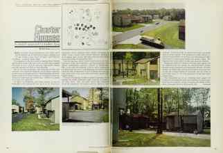 Better Homes & Gardens February 1971 Magazine Article: Cluster Houses